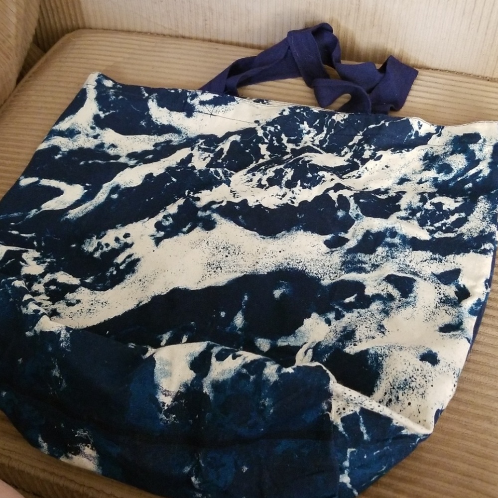 H&M large tye dye cotton tote